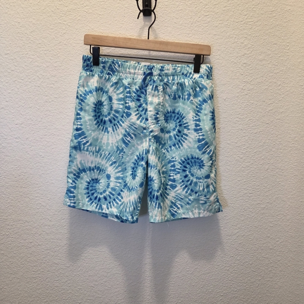Thereabouts Boys Husky Blue Swim Trunks Shorts Sz 14 16